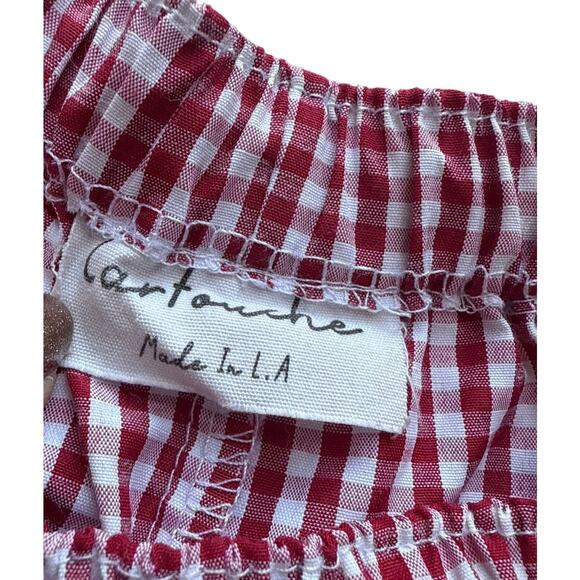Cartouche Red Gingham Bloomers Shorts Size XL XLarge - Picture 4 of 5